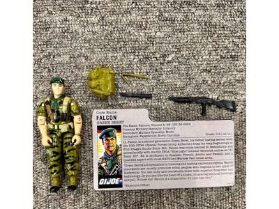 Falcon V1 100% Complete G.I. Joe 1987 Hasbro Vintage Action Figure
