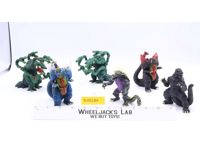 Lot of 6 Godzilla 40th Anniversary 1995 Trendmasters 3-4" Action Figures