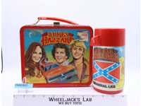 The Dukes Of Hazzard Metal Lunchbox W/Thermos 1980 Aladdin Vintage