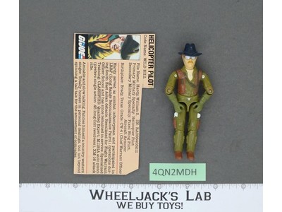Wild Bill V1 100% Complete G.I. Joe 1983 Hasbro Vintage Action Figure