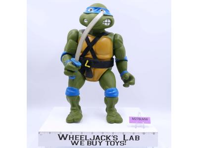 Giant Leonardo 100% Complete Teenage Mutant Ninja Turtles 1989 Playmates 13"