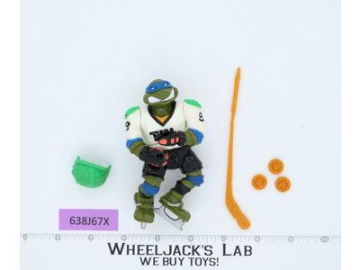 Slap Shot Leo 100% Complete Teenage Mutant Ninja Turtles TMNT 1991 Playmates