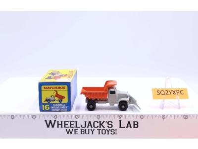 Scammell Moutaineer Snowplough 16 W Original Box Lesney Matchbox 1960's England