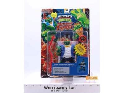 Kung Fu Michaelangelo Tournament Fighters TMNT 1994 Playmates NEW MOSC SEALED