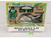 Green Vector Cycle 100% Complete Power Rangers Time Force 2001 Bandai Figure