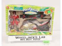 Red Vector Cycle 100% Complete Power Rangers Time Force 2001 Bandai Figure
