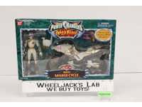 White Savage Cycle 100% Complete Power Rangers Wild Force 2002 Bandai Vehicle