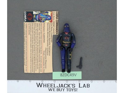Cobra Commander V2 100% Complete G.I. Joe 1984 Hasbro Vintage Figure