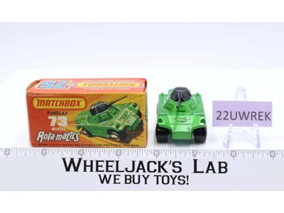 Weasel No 73 Rolamatics Lesney Matchbox 1973 W/Box England Vintage