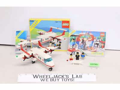 #6356 Med-Star Rescue Plane 100% Complete Legoland 1988 Town System
