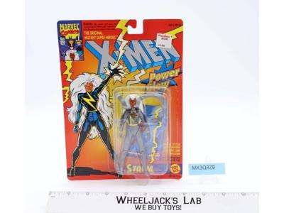 Storm Power Glow W/Trading Card Marvel Comics X-Men 1993 ToyBiz Action Figure