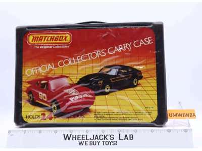 24 Car Collector's Carry Case W/ Trays 1983 Matchbox Vintage Storage Case