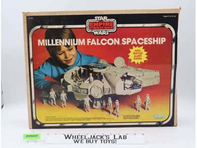 Millennium Falcon WORKS 100% Complete W/Box Star Wars 1979 Kenner Vehicle