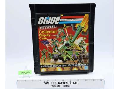 GI Joe Collector Display Case 1983 Vintage Hasbro Vintage