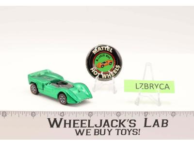 McLaren M6A Green 1969 Hot Wheels Mattel Vintage Redline RL WITH BUTTON