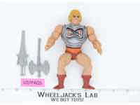 Battle Armor He-Man 100% Complete Masters of the Universe MOTU Mattel 1984