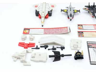 Superion Aerialbots Set 100% Complete Vintage 1986 G1 Transformers Hasbro