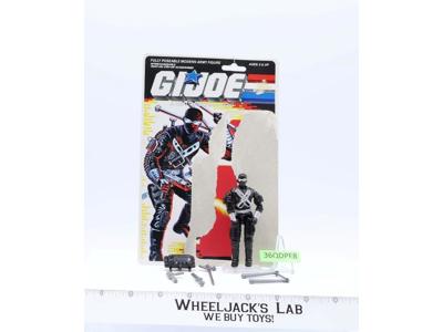 Snake Eyes V3 100% Complete W/ Cardback 1989 GI Joe Hasbro Vintage Action Figure