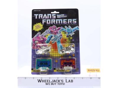 Squawktalk & Beastbox G1 Transformers 1987 Hasbro Action Figure NEW MOSC SEALED