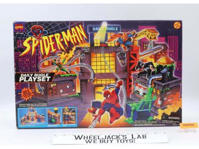 Daily Bugle Playset Complete Marvel Comics Spiderman 1994 Toybiz Action Figure