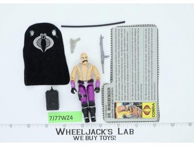 Dr. Mindbender V1 100% Complete G.I. Joe 1986 Hasbro Vintage Action Figure
