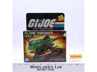 Flame Thrower Pac/Rat GI Joe 1983 Hasbro Action Figure Vehicle NEW MISB SEALED