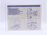 Mean Dog 1988 ORIGINAL Instructions / Blueprints G.I. Joe Hasbro