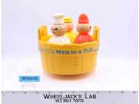 3 Men in a Tub Butcher Baker Candlestick Maker #142 1970s Fisher Price Bath Toy