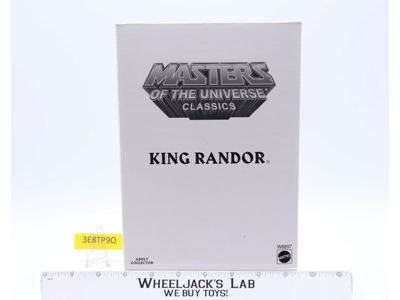 King Randor w/ Mailer MOSC NEW He-Man Classics MOTUC 2012 Mattel Action Figure