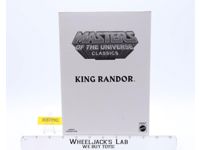 King Randor w/ Mailer MOSC NEW He-Man Classics MOTUC 2012 Mattel Action Figure
