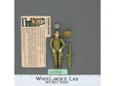 Zap V1.5 Swivel Arms 100% Complete G.I. Joe 1983 Hasbro Vintage Action Figure