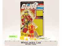 Blowtorch V1 100% Complete W/ Cardback GI Joe 1984 Hasbro Vintage Action Figure