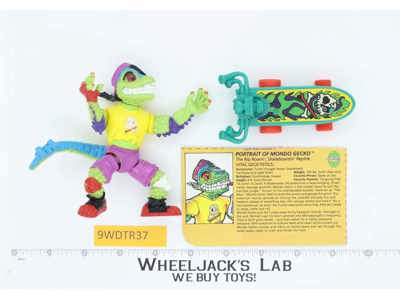 Mondo Gecko 100% Complete Teenage Mutant Ninja Turtle TMNT Playmates 1990
