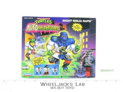 Night Ninja Raph TMNT Auto Mutations 1993 Playmates Figure NEW MISB SEALED