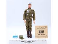 Action Soldier Army Painted Head 12" GI Joe 1964 Hasbro Action Figure w/ Manual