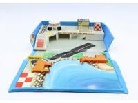 Blue Airport Marina Playset Complete Micro Machines 1988 Galoob Case