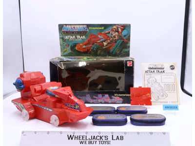 Attak Trak 100% Complete He-man MOTU Masters of the Universe 1982 Mattel