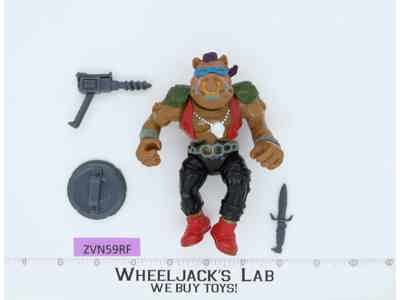 Bebop HARD HEAD 100% Complete Teenage Mutant Ninja Turtles Playmates 1988 Figure