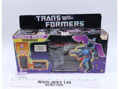 Doubledealer Powermaster W/Box & Insert UNUSED STICKERS Complete G1 Transformers