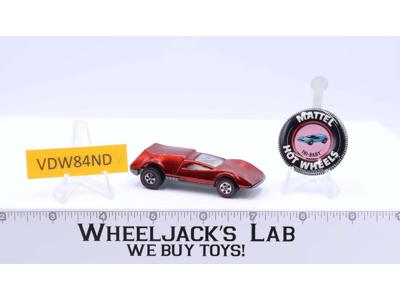 Tri-Baby Red 1970 Redline Hot Wheels Mattel Vintage Redline RL WITH BUTTON