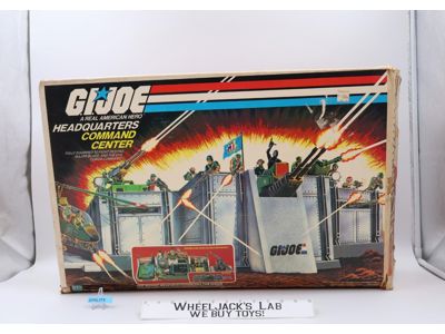 Headquarters Command Center 100% Complete W/Box GI Joe 1983 Hasbro Playset