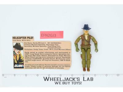 Wild Bill V1 100% Complete G.I. Joe 1983 Hasbro Vintage Action Figure