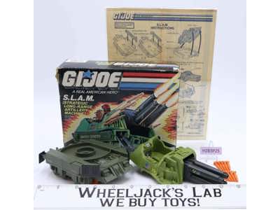 S.L.A.M. 100% Complete GI Joe 1987 Hasbro Vintage Action Figure Vehicle