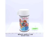 It's a Small World Disneyland Metal Thermos 1964 Aladdin Industries Vintage