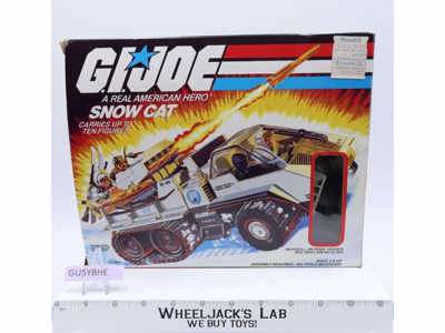 Snow Cat W/ Frostbite 100% Complete W/Box G.I. Joe 1985 Hasbro Vintage Vehicle