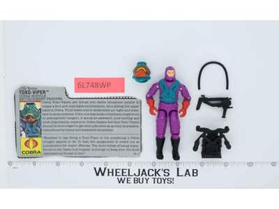 Toxo Viper V1 100% Complete G.I. Joe 1988 Hasbro Vintage Action Figure