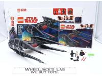 #75179 Kylo Ren's TIE Fighter W/Instructions & Box Lego 2017 Star Wars