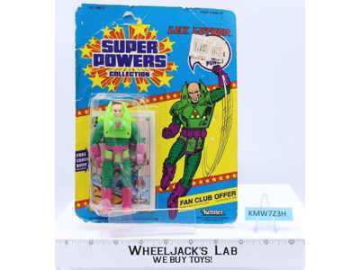 Lex Luthor Sinister Scientist Super Powers 1984 Kenner Figure NEW MOSC SEALED
