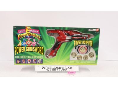 Power Gun/Sword + Power Morpher Mighty Morphin Power Rangers 1993 Bandai