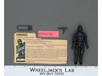 Snake Eyes V1 Straight Arms 100% Complete G.I. Joe 1982 Hasbro Vintage Figure